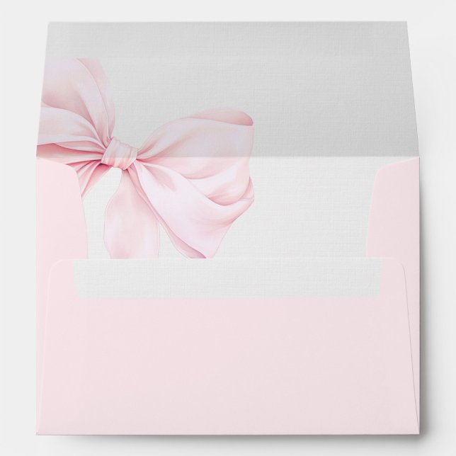 Pink Bow Baby Shower Envelope (Creator Uploaded)