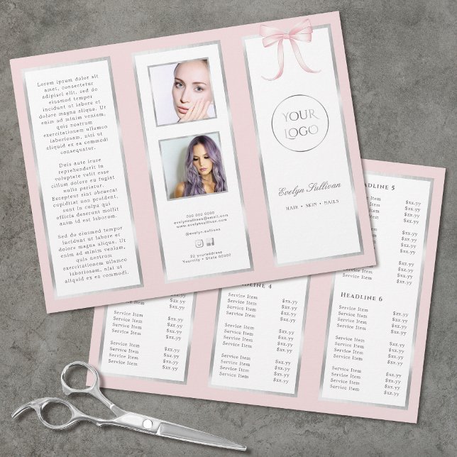 Pink bow brochure (Creator Uploaded)