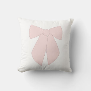 Pink Bow Coquette Cushion