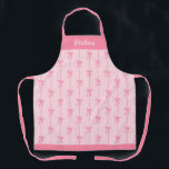 Pink Bow Coquette Modern Girly Personalised Name Apron<br><div class="desc">Pink Bow Coquette Modern Girly Personalised Name features a modern pattern of pink coquette bows with your personalised name. Perfect as a personalised gift for her for birthday,  Christmas,  holidays,  Mother's Day and more. Created by Evco Studio www.zazzle.com/store/evcostudio</div>