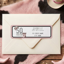 Pink Bow Cowgirt Western 50 and Fabulous Birthday