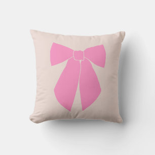 Pink Bow Cushion