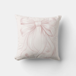 pink bow cushion