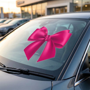 Pink Bow Extra Large Window Cling