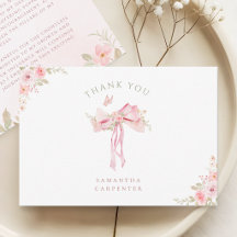 pink bow FLORAL photo graduation