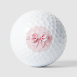 Pink Bow Golf Balls