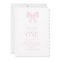 Pink Bow Invitation Grandmillennial Preppy 