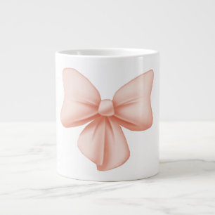 Pink Bow Jumbo Mug