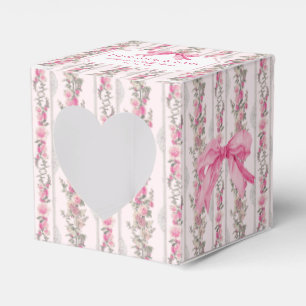Pink Bow Love Shack Baby Shower GIft Favour Box