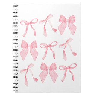 Pink bow Notebook