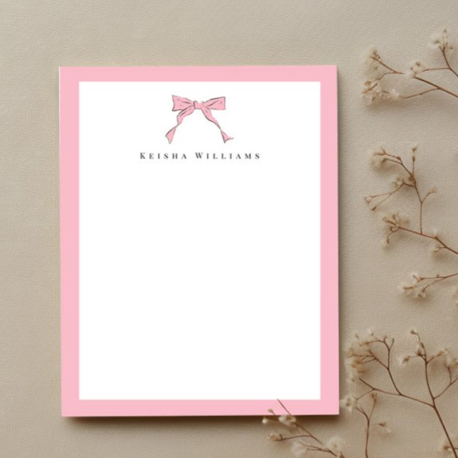 Pink Bow Ribbon Coquette Card (Creator Uploaded)