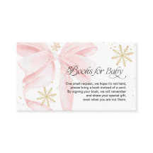 Pink Bow Snow in Love Books for Baby