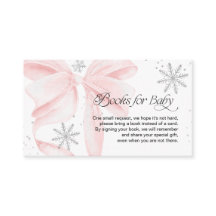 Pink Bow Snow in Love Books for Baby