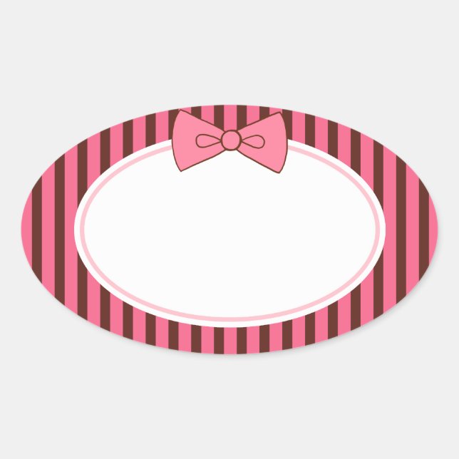 Pink Bow Stickers (Front)