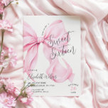 Pink Bow Sweet Sixteen Birthday Invitation<br><div class="desc">Pink Bow Sweet Sixteen Birthday Invitation for a modern bow aesthetic 16th birthday celebration</div>
