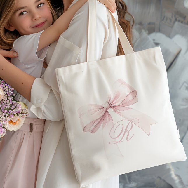 Pink Bow Tote Bag (Creator Uploaded)