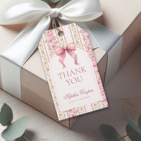 Pink Bow Vintage Coquette Baby Shower