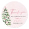 Pink Bows Christmas Tree Girl Winter Baby Shower