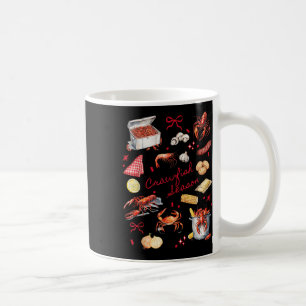 Pink Bows Cute Coquette Crawfish Boil Y2k Girly Ae Coffee Mug