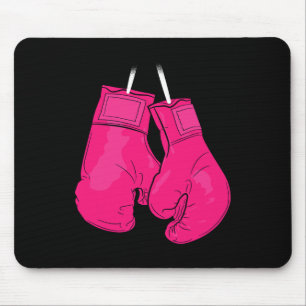 Pink Boxing Gloves Breast Cancer Awareness Cool Wa Mouse Pad