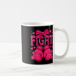 Pink Boxing Gloves Fight Breast Cancer Awareness A Coffee Mug
