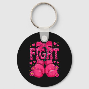 Pink Boxing Gloves Fight Breast Cancer Awareness A Key Ring