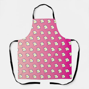 Pink Breakfast Fried Eggs Apron