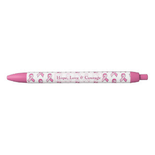 Pink Breast Cancer Awareness Ribbon Pen