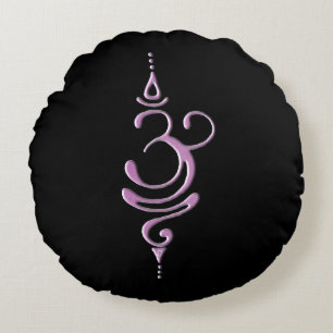 Pink Breathe Round Cushion