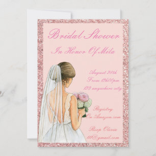 PINK BRIDAL SHOWER INVITATION