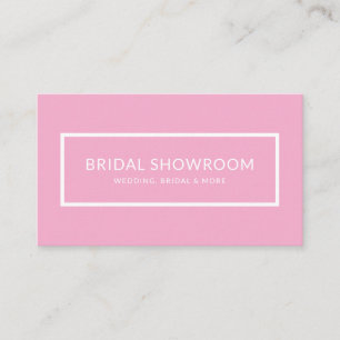 Pink Bridal Showroom All Businesses QR code Business Card