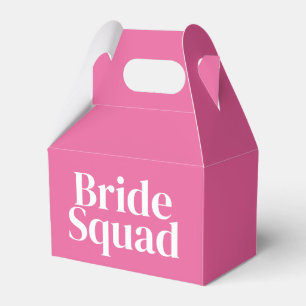 Pink Bride Squad Bachelorette Favour Box