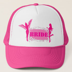 Pink brides bachelorette party trucker hat