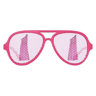 Pink Bridesmaid Bridal Attendant Wedding Party Aviator Sunglasses