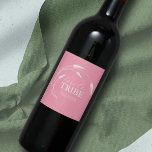 Pink Bridesmaid Proposal Label