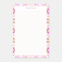 Pink Brown Dot Grid Layout College Plan Planner