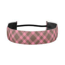 Pink Brown Plaid Pattern