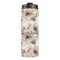 Pink Brown Southwestern Floral