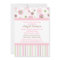 Pink Brown Sweet Girl Polka Dot Christening
