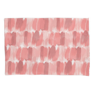 Pink Brush Strokes Oil Pattern Pillowcase