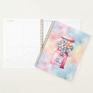 Pink Bubble Gum Planner