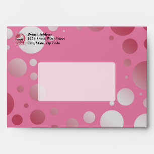 Pink Bubble Swirl Roller Skate, Skating Envelopes