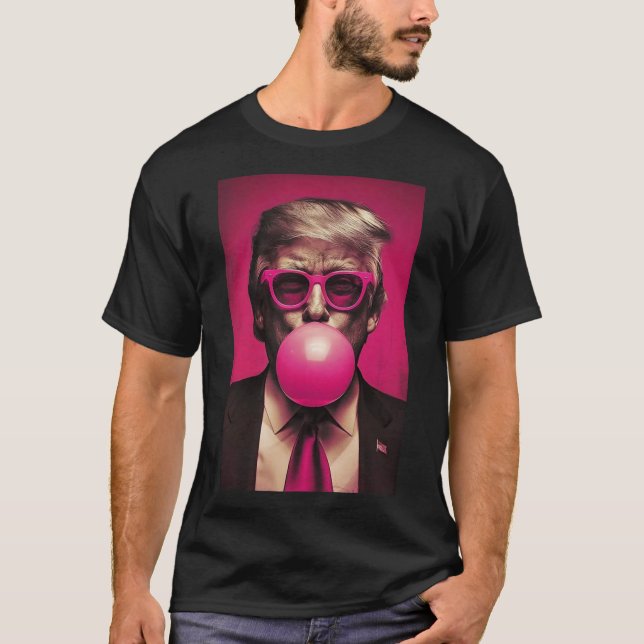 Pink Bubblegum Graphic  T-Shirt (Front)