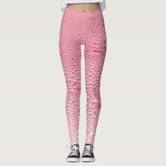 Pink Bubbly Champagne Leggings