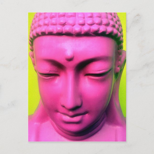 pink buddha postcard (Front)