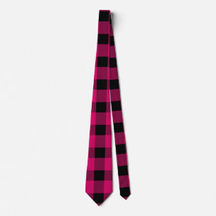 Pink Buffalo Country Lumberjack Plaid Tie