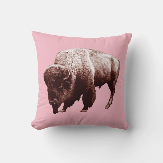 Pink Buffalo Cushion (Front)