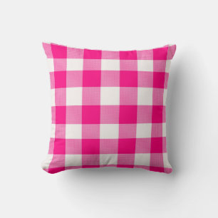 Pink Buffalo Plaid  Cushion