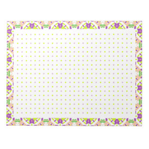 Pink BuJo Dot Grid ADHD Habit Tracker Goal Planner Notepad