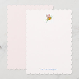Pink Bumble Bee personalised Card